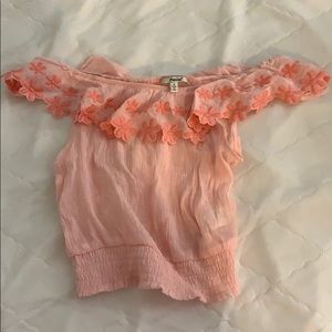 Super cute off the shoulder top